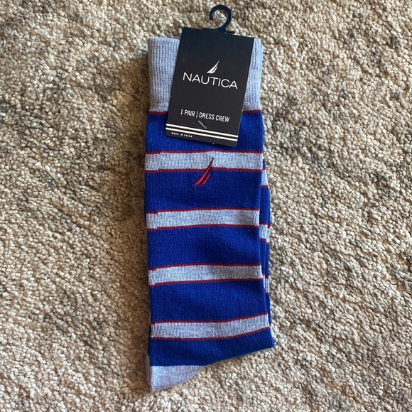NWT - Men’s Socks - Lot of 3 - Dress and Casual Crew - Nautica & Body Glove - Picture 4 of 5